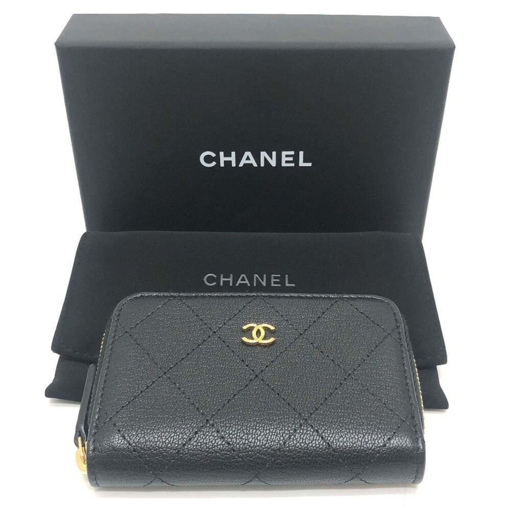 CHANEL Black Leather Logo Wallet - Picture 15 of 15